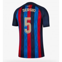 Barcelona Sergio Busquets #5 Fotballklær Hjemmedrakt 2022-23 Kortermet